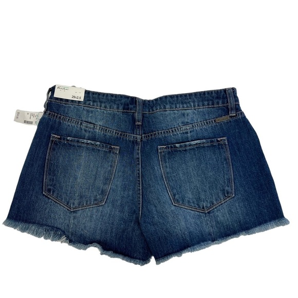 NWT KanCan Junior Women’s High-Rise Shorts Sz 9 (29) Frayed Distressed/Destroy - Picture 2 of 12